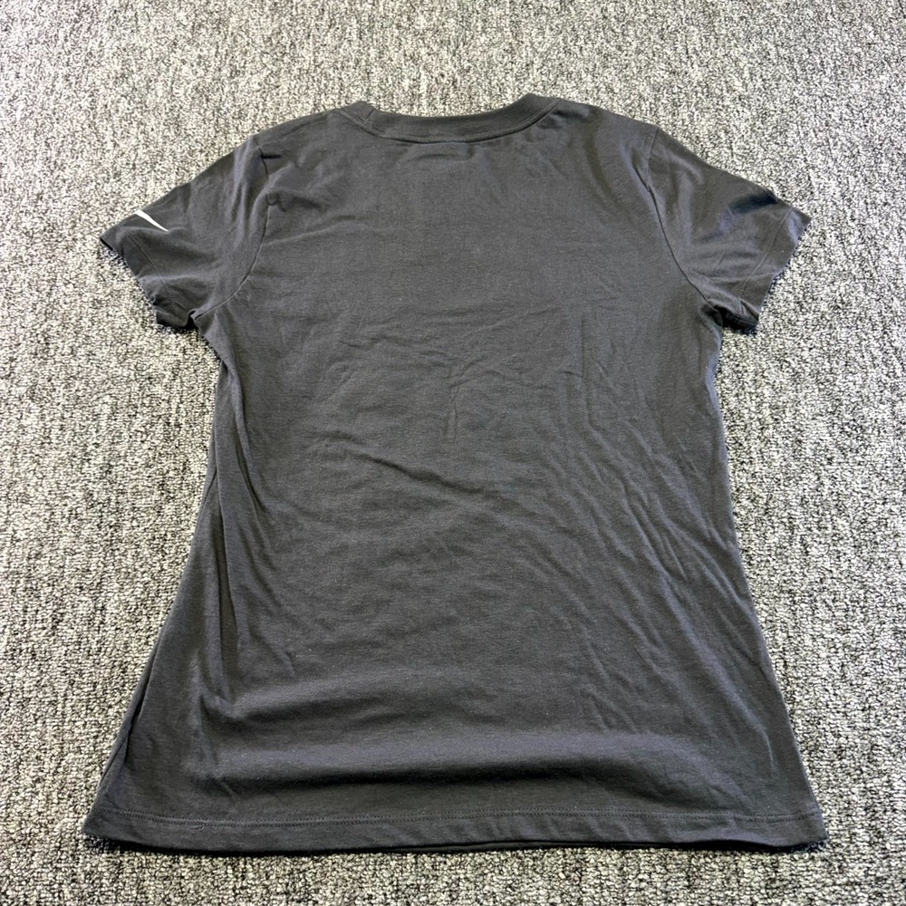 Kansas City Chiefs T Shirt Womens Small Black Nike Anthracite NFL Crew Neck Tee - Picture 12 of 16